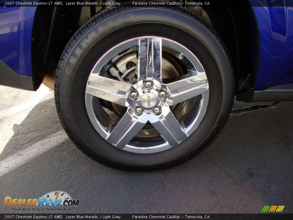 2007 Chevrolet Equinox LT AWD Laser Blue Metallic / Light Gray Photo #14
