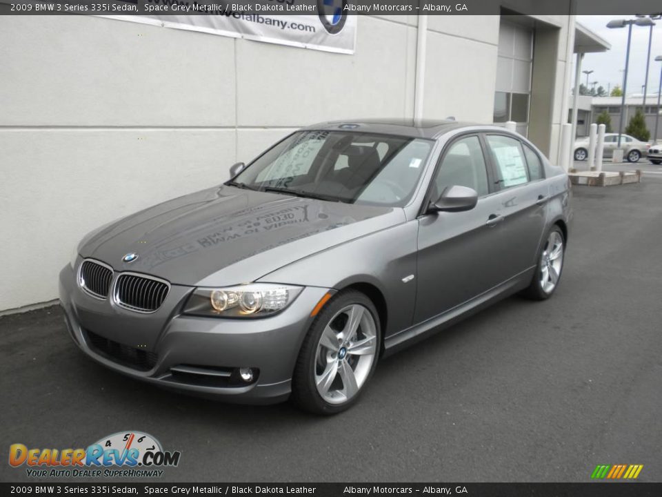 2009 BMW 3 Series 335i Sedan Space Grey Metallic / Black Dakota Leather Photo #2