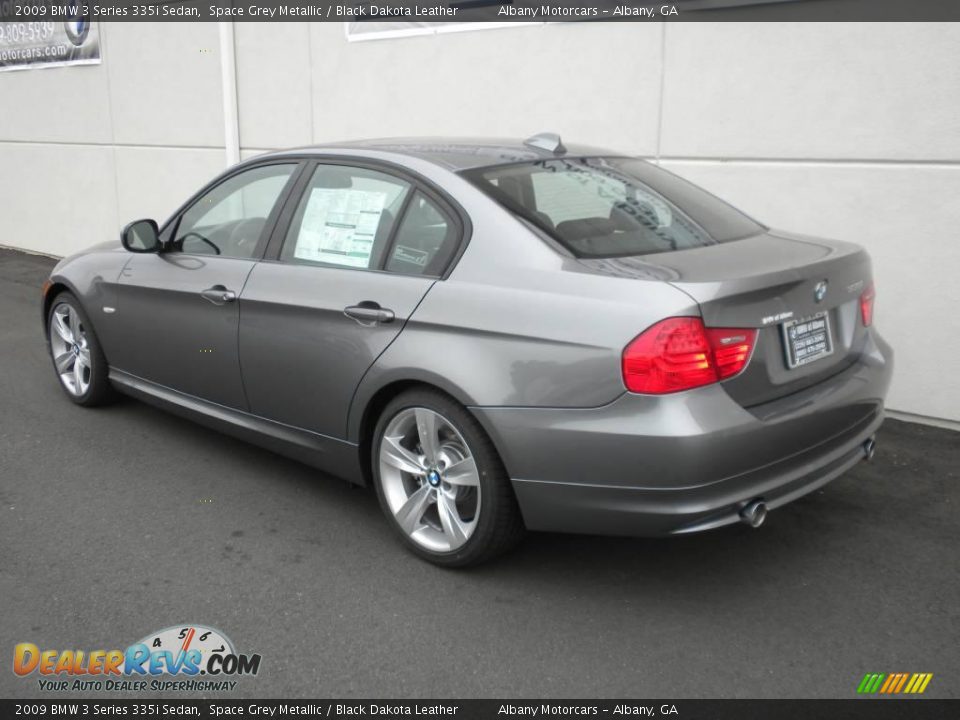 2009 BMW 3 Series 335i Sedan Space Grey Metallic / Black Dakota Leather Photo #3