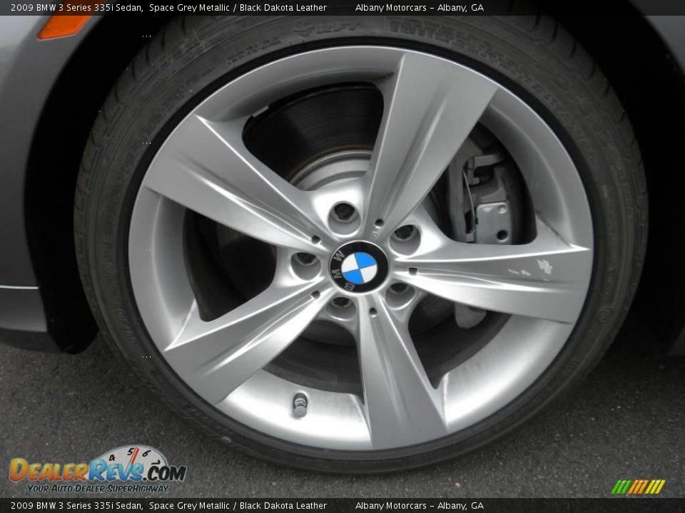 2009 BMW 3 Series 335i Sedan Space Grey Metallic / Black Dakota Leather Photo #5