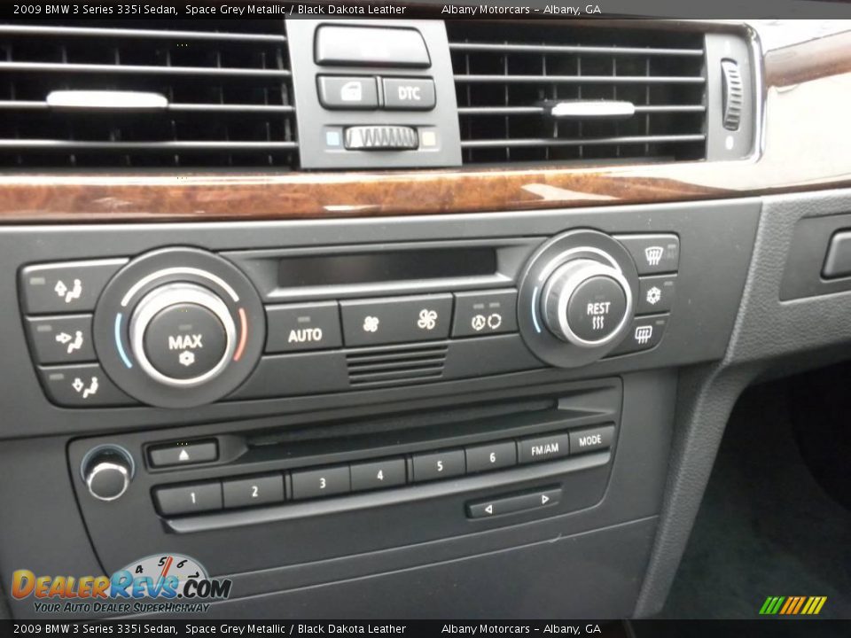 2009 BMW 3 Series 335i Sedan Space Grey Metallic / Black Dakota Leather Photo #17