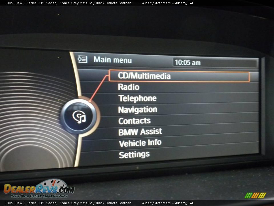 2009 BMW 3 Series 335i Sedan Space Grey Metallic / Black Dakota Leather Photo #18