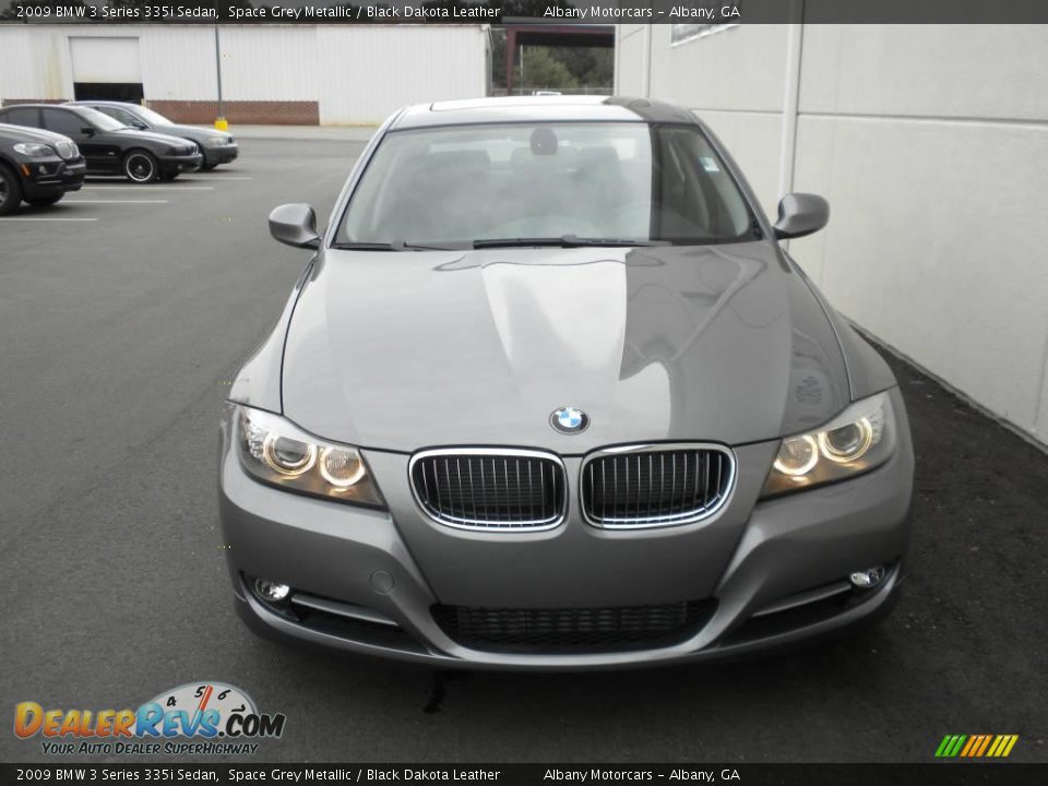 2009 BMW 3 Series 335i Sedan Space Grey Metallic / Black Dakota Leather Photo #23