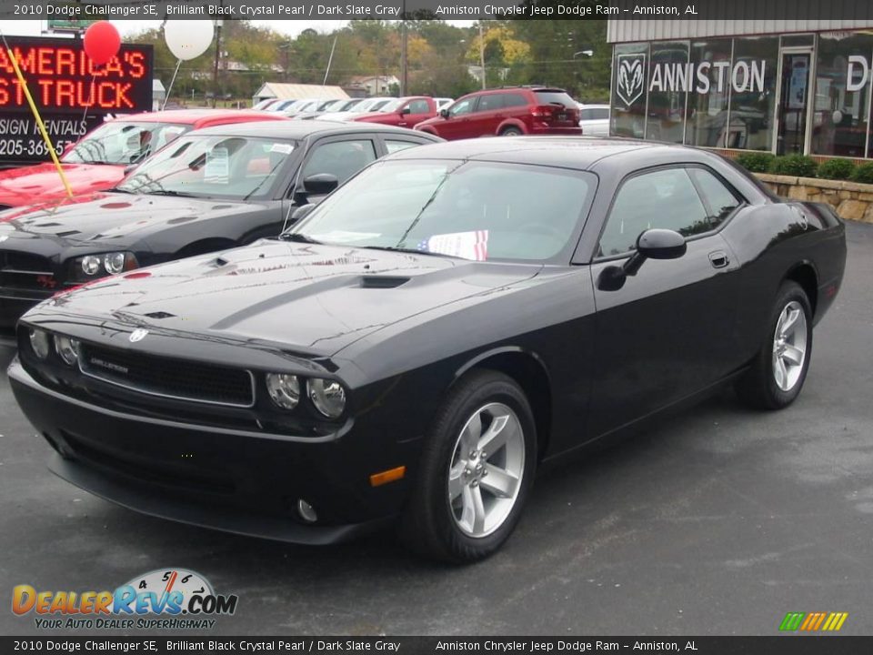 2010 Dodge Challenger SE Brilliant Black Crystal Pearl / Dark Slate Gray Photo #1