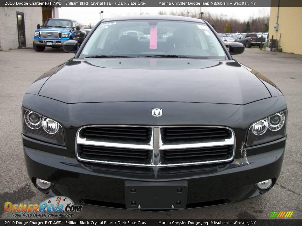 2010 Dodge Charger R/T AWD Brilliant Black Crystal Pearl / Dark Slate Gray Photo #8