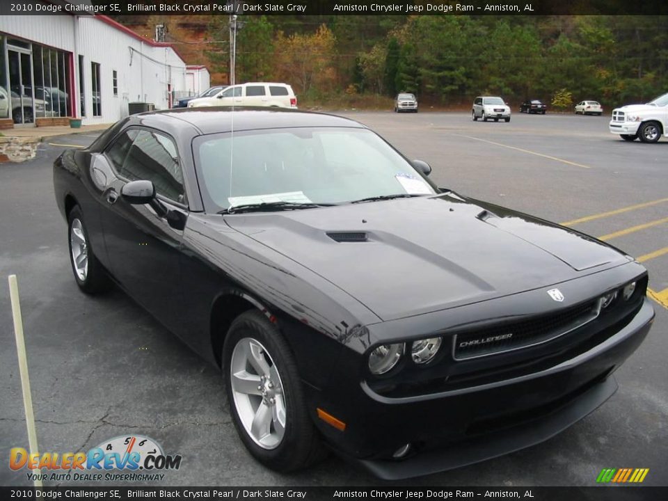 2010 Dodge Challenger SE Brilliant Black Crystal Pearl / Dark Slate Gray Photo #3