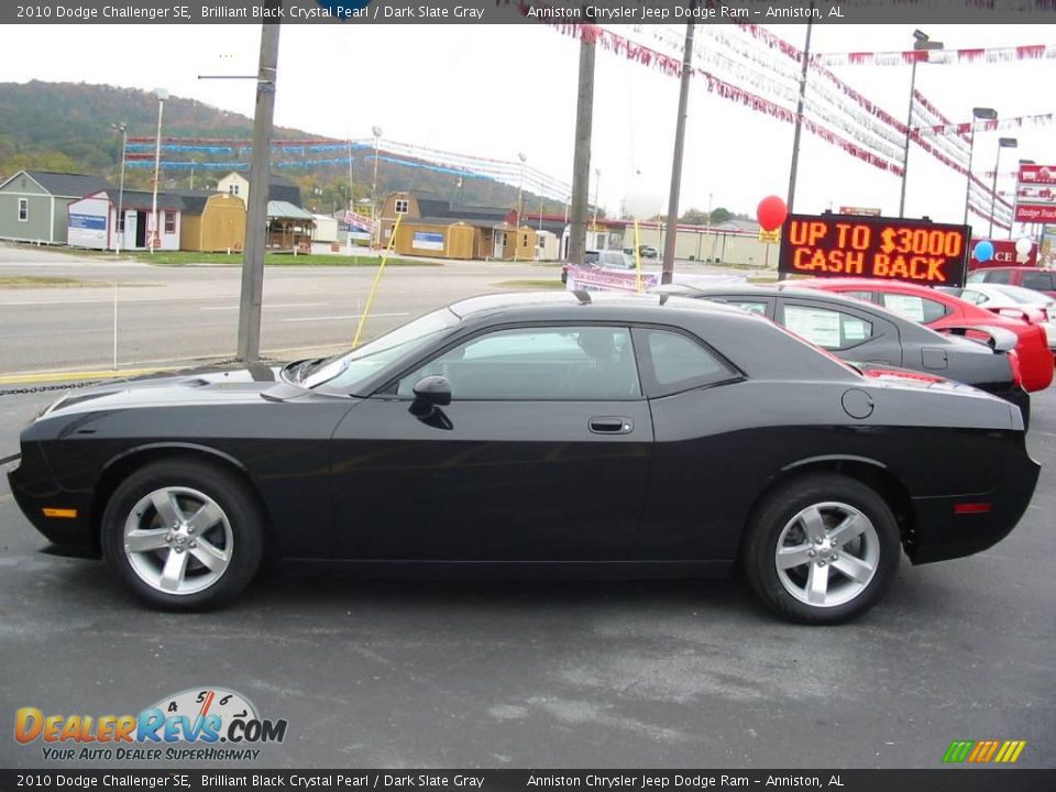 2010 Dodge Challenger SE Brilliant Black Crystal Pearl / Dark Slate Gray Photo #4