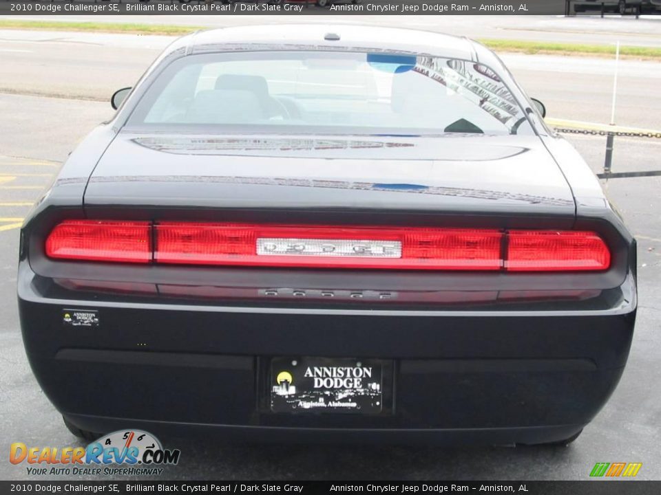 2010 Dodge Challenger SE Brilliant Black Crystal Pearl / Dark Slate Gray Photo #7