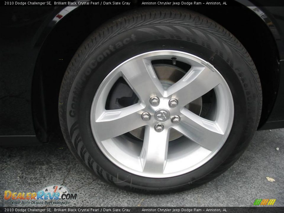2010 Dodge Challenger SE Brilliant Black Crystal Pearl / Dark Slate Gray Photo #8