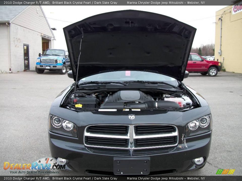 2010 Dodge Charger R/T AWD Brilliant Black Crystal Pearl / Dark Slate Gray Photo #20