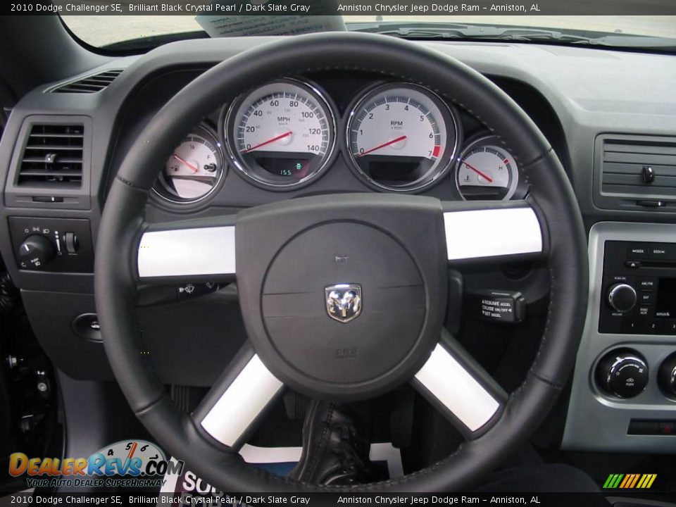 2010 Dodge Challenger SE Brilliant Black Crystal Pearl / Dark Slate Gray Photo #15