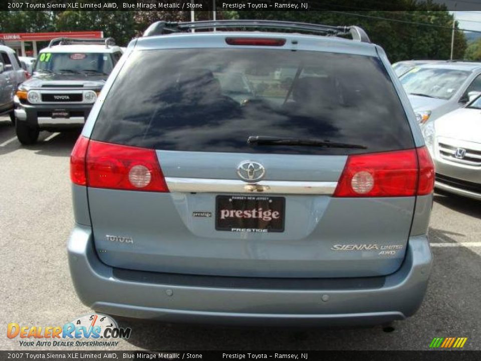 2007 Toyota Sienna XLE Limited AWD Blue Mirage Metallic / Stone Photo #5