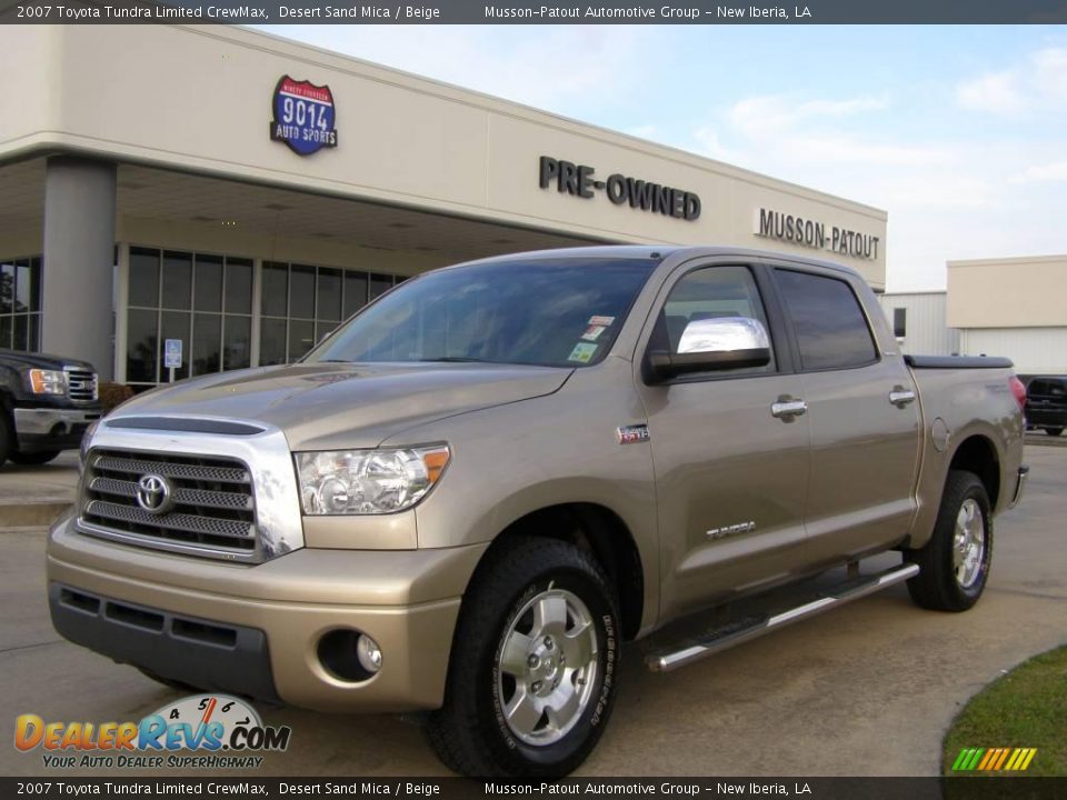 2007 Toyota Tundra Limited CrewMax Desert Sand Mica / Beige Photo #1