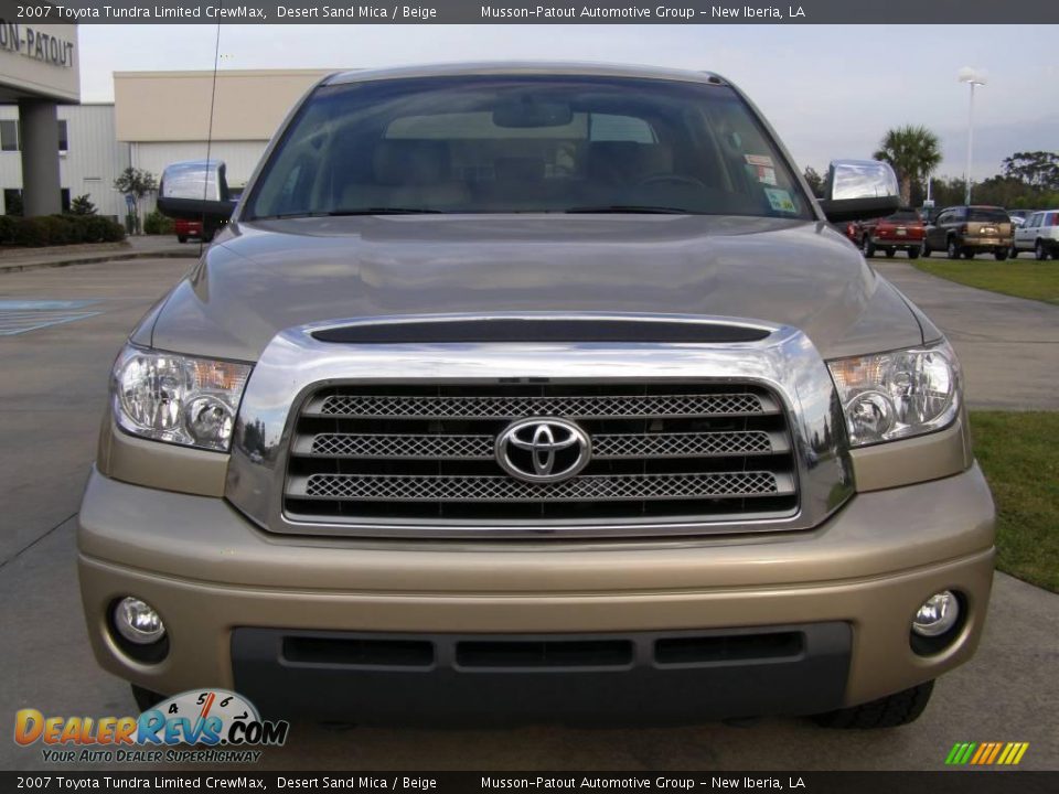 2007 Toyota Tundra Limited CrewMax Desert Sand Mica / Beige Photo #8