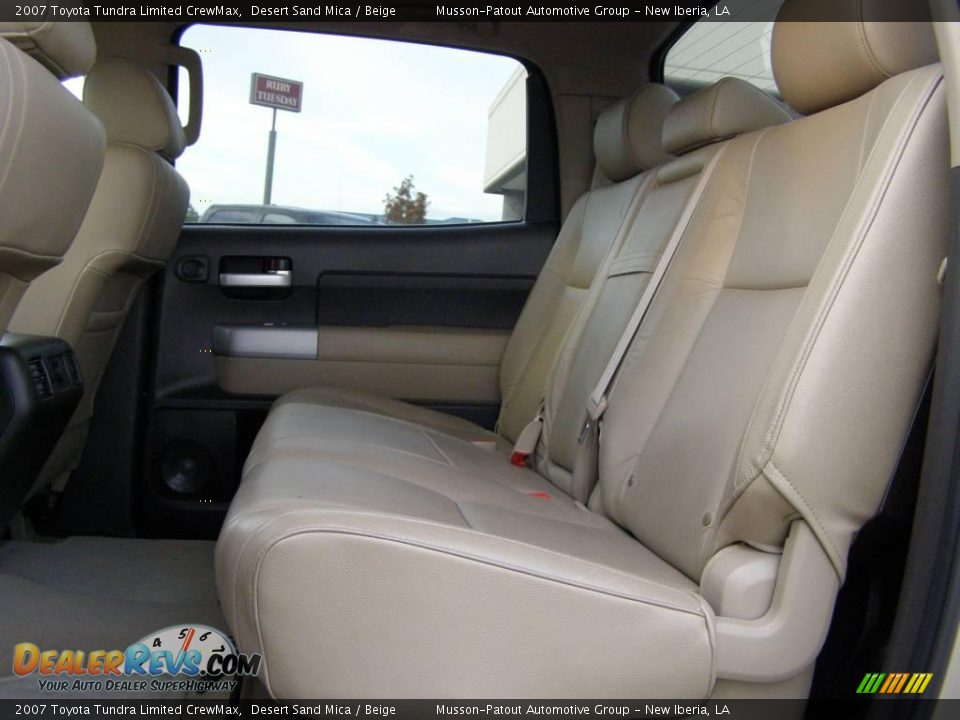 2007 Toyota Tundra Limited CrewMax Desert Sand Mica / Beige Photo #10