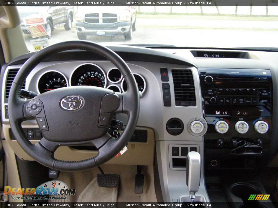 2007 Toyota Tundra Limited CrewMax Desert Sand Mica / Beige Photo #11