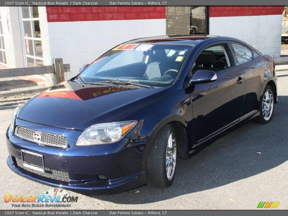 2007 Scion tC Nautical Blue Metallic / Dark Charcoal Photo #1