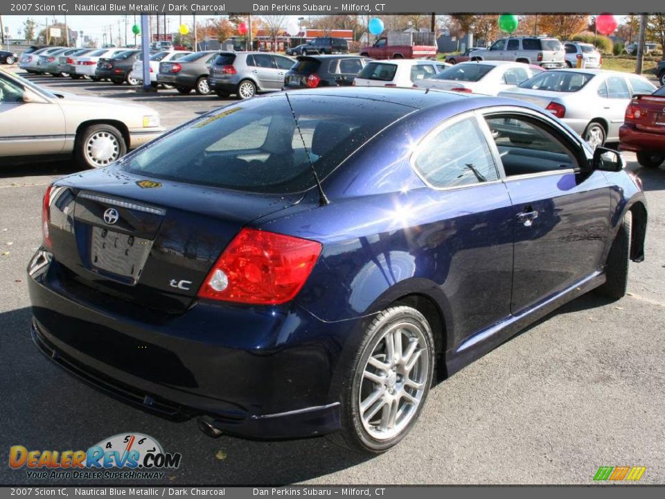 2007 Scion tC Nautical Blue Metallic / Dark Charcoal Photo #5