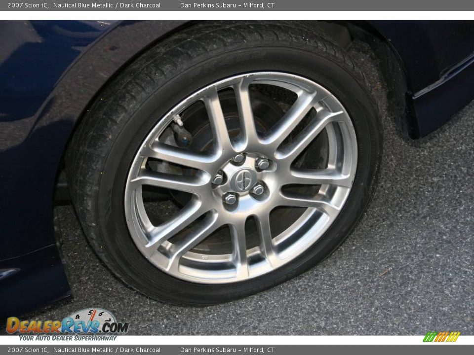2007 Scion tC Nautical Blue Metallic / Dark Charcoal Photo #9