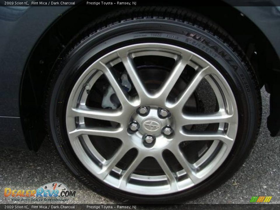 2009 Scion tC Flint Mica / Dark Charcoal Photo #14