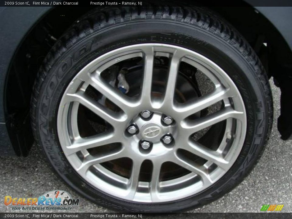 2009 Scion tC Flint Mica / Dark Charcoal Photo #14