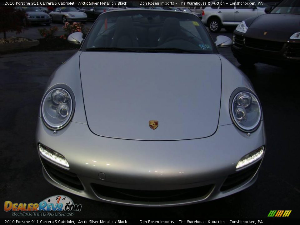2010 Porsche 911 Carrera S Cabriolet Arctic Silver Metallic / Black Photo #3