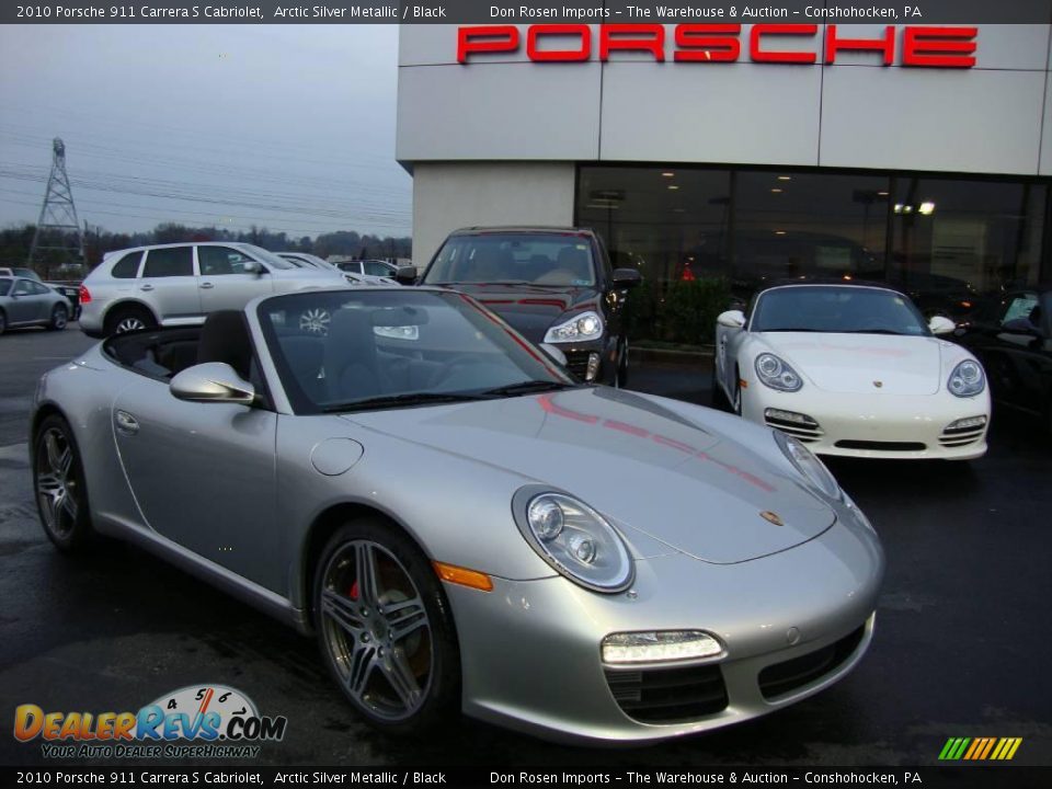 2010 Porsche 911 Carrera S Cabriolet Arctic Silver Metallic / Black Photo #5