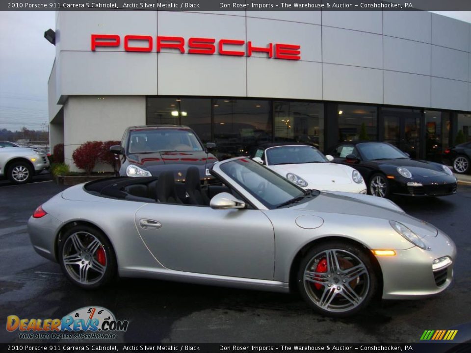 2010 Porsche 911 Carrera S Cabriolet Arctic Silver Metallic / Black Photo #6