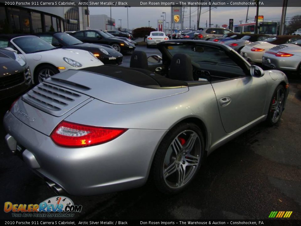 2010 Porsche 911 Carrera S Cabriolet Arctic Silver Metallic / Black Photo #7