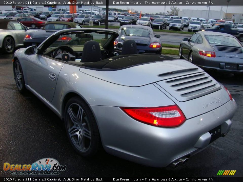 2010 Porsche 911 Carrera S Cabriolet Arctic Silver Metallic / Black Photo #9