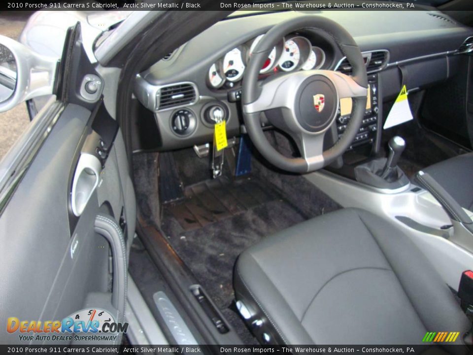 2010 Porsche 911 Carrera S Cabriolet Arctic Silver Metallic / Black Photo #12