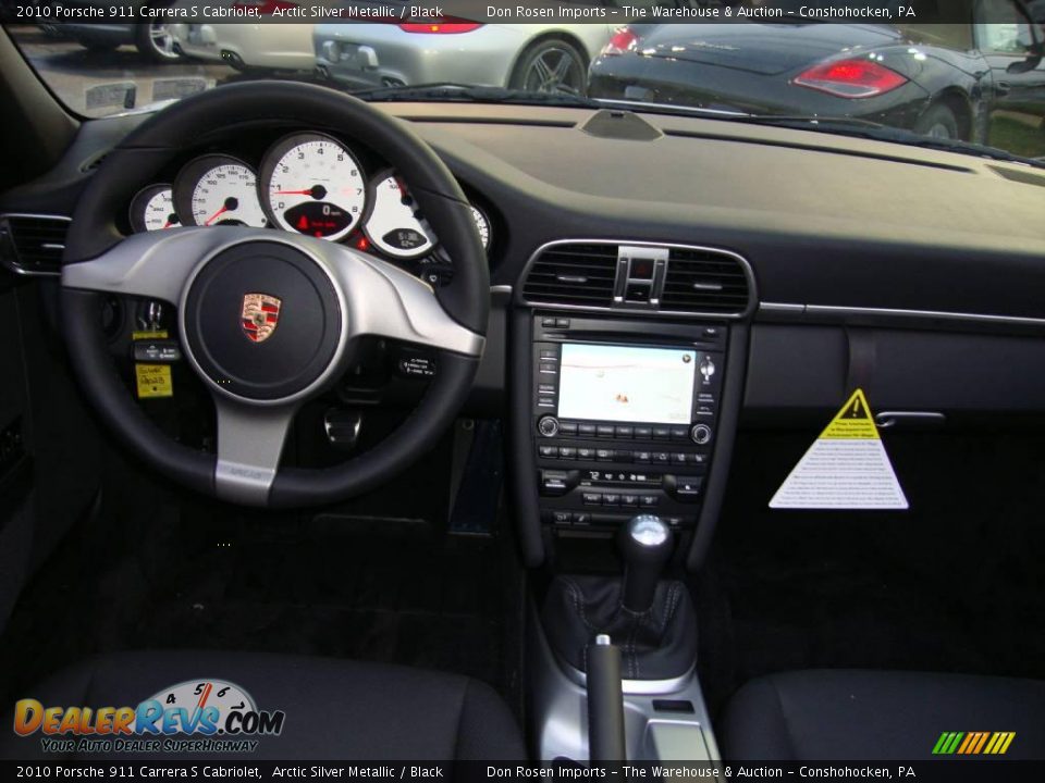 2010 Porsche 911 Carrera S Cabriolet Arctic Silver Metallic / Black Photo #25