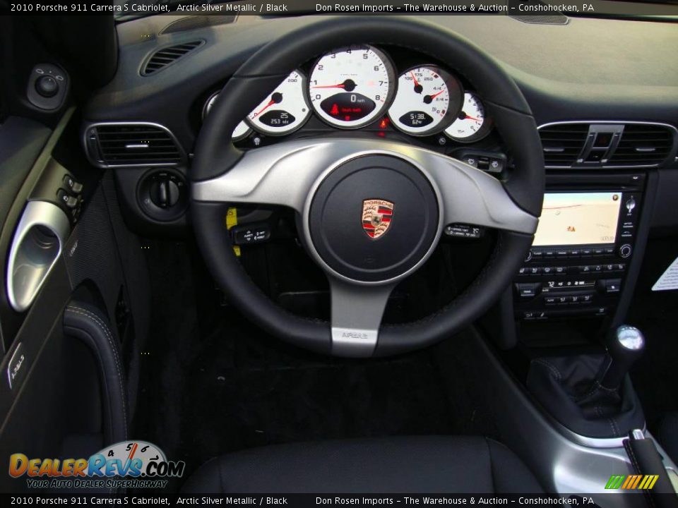2010 Porsche 911 Carrera S Cabriolet Arctic Silver Metallic / Black Photo #26