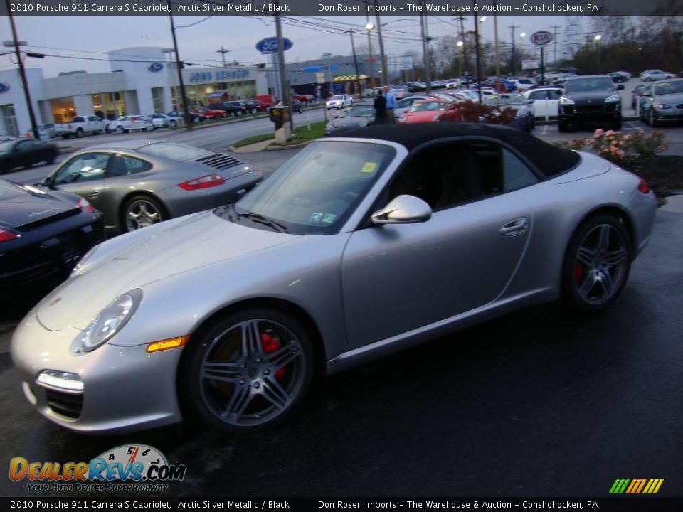 2010 Porsche 911 Carrera S Cabriolet Arctic Silver Metallic / Black Photo #35