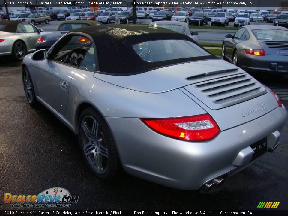 2010 Porsche 911 Carrera S Cabriolet Arctic Silver Metallic / Black Photo #36
