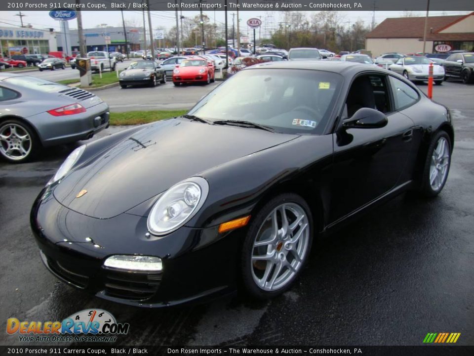 2010 Porsche 911 Carrera Coupe Black / Black Photo #1