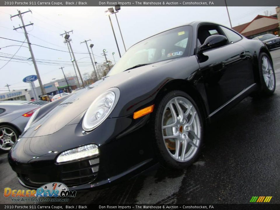 2010 Porsche 911 Carrera Coupe Black / Black Photo #2