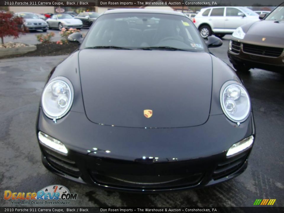 2010 Porsche 911 Carrera Coupe Black / Black Photo #3
