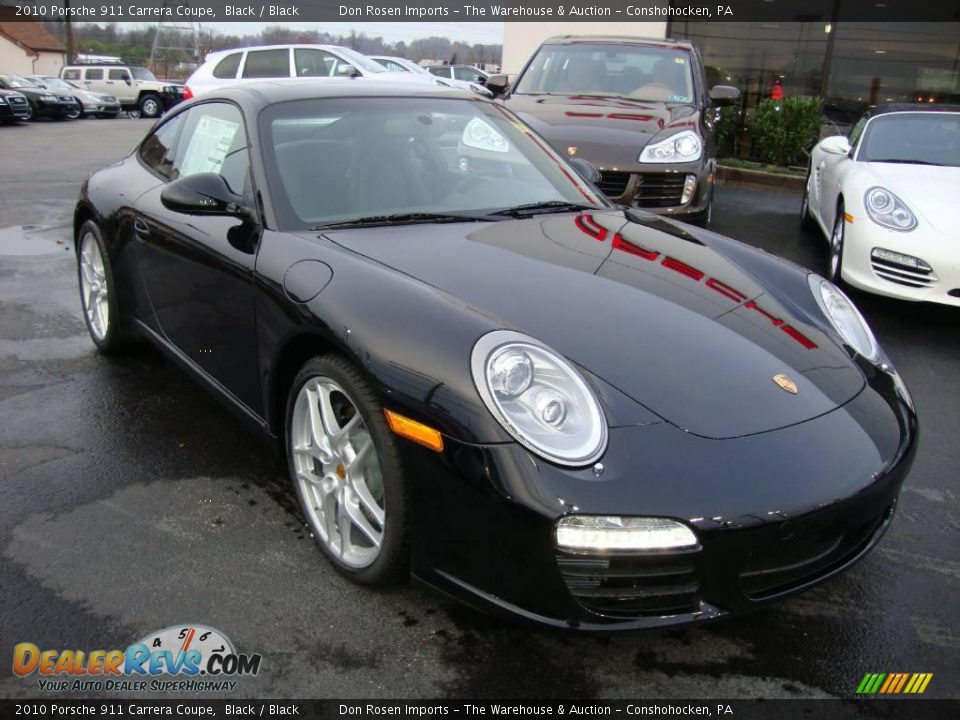 2010 Porsche 911 Carrera Coupe Black / Black Photo #4
