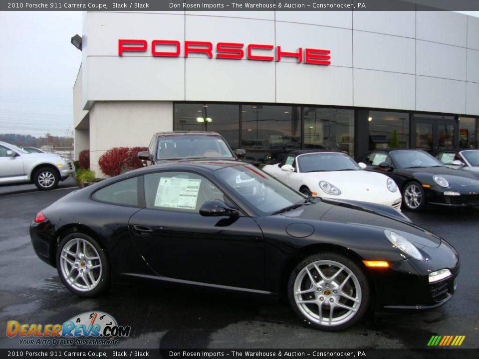 2010 Porsche 911 Carrera Coupe Black / Black Photo #6