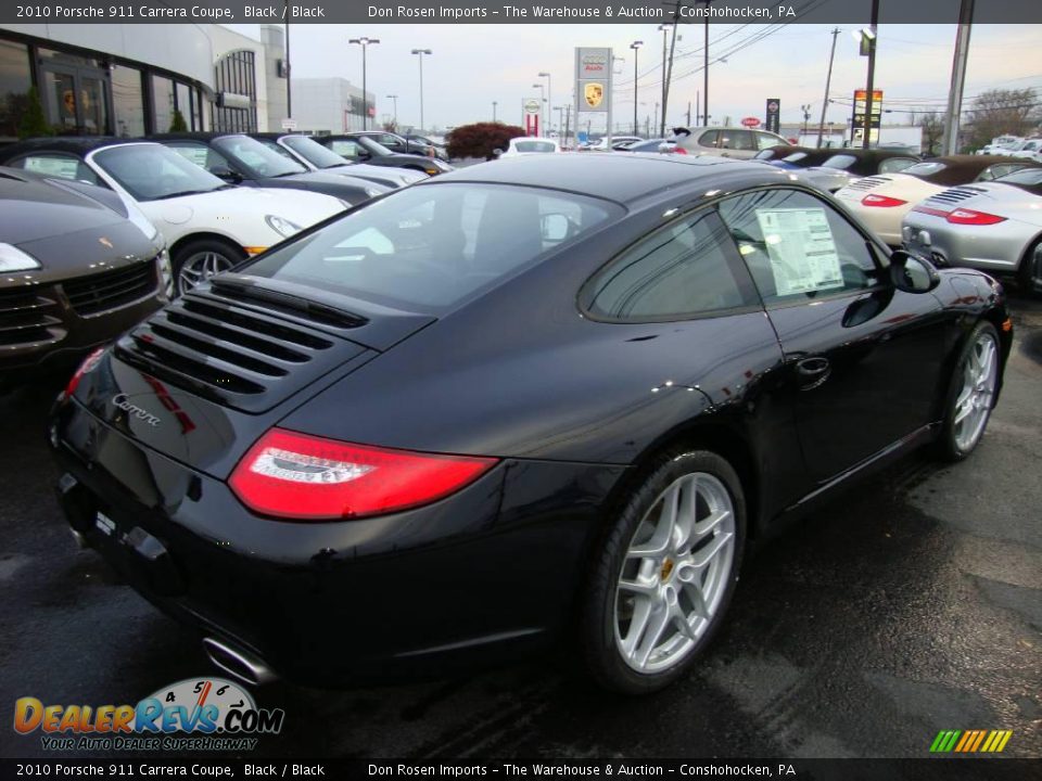 2010 Porsche 911 Carrera Coupe Black / Black Photo #7