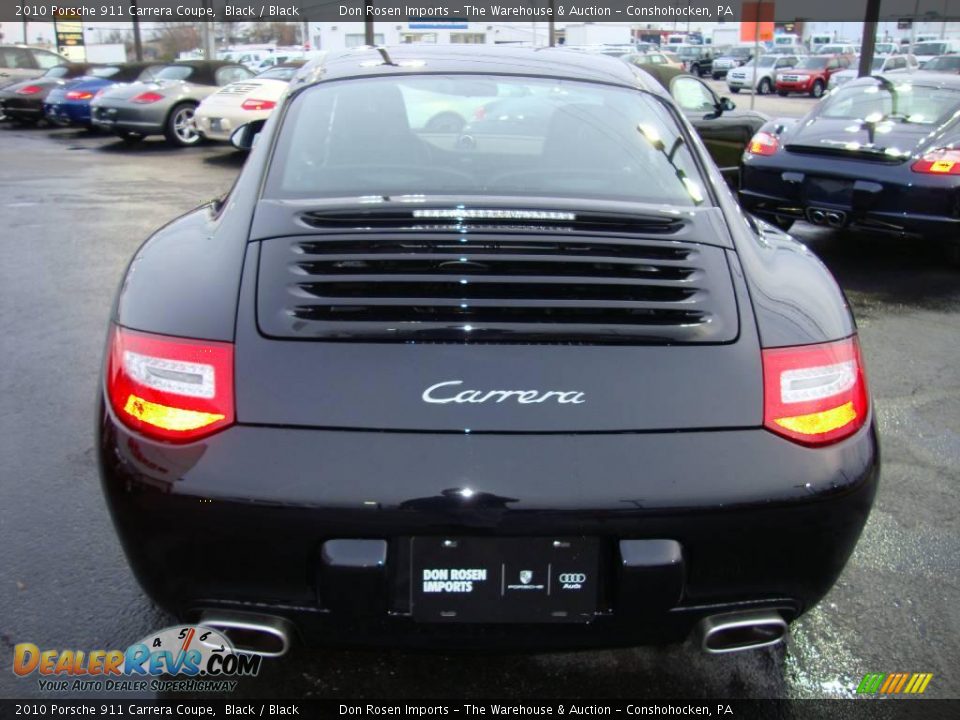 2010 Porsche 911 Carrera Coupe Black / Black Photo #8