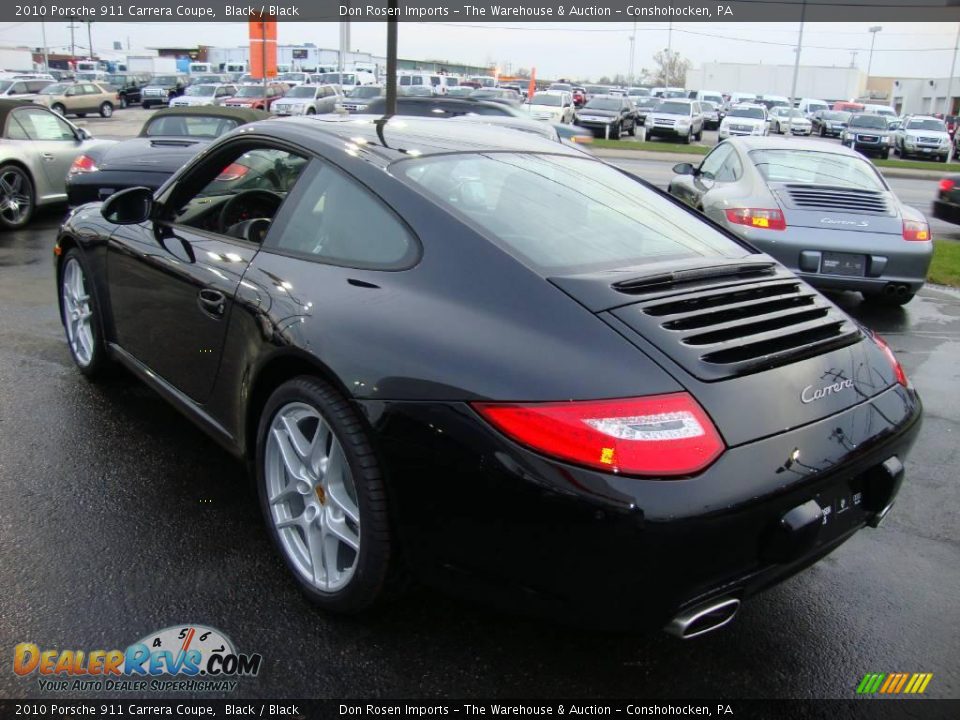 2010 Porsche 911 Carrera Coupe Black / Black Photo #9