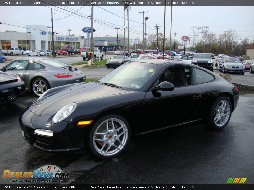 2010 Porsche 911 Carrera Coupe Black / Black Photo #10