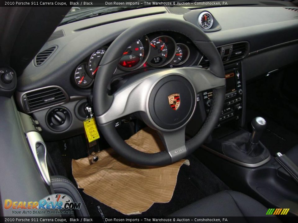 2010 Porsche 911 Carrera Coupe Black / Black Photo #11