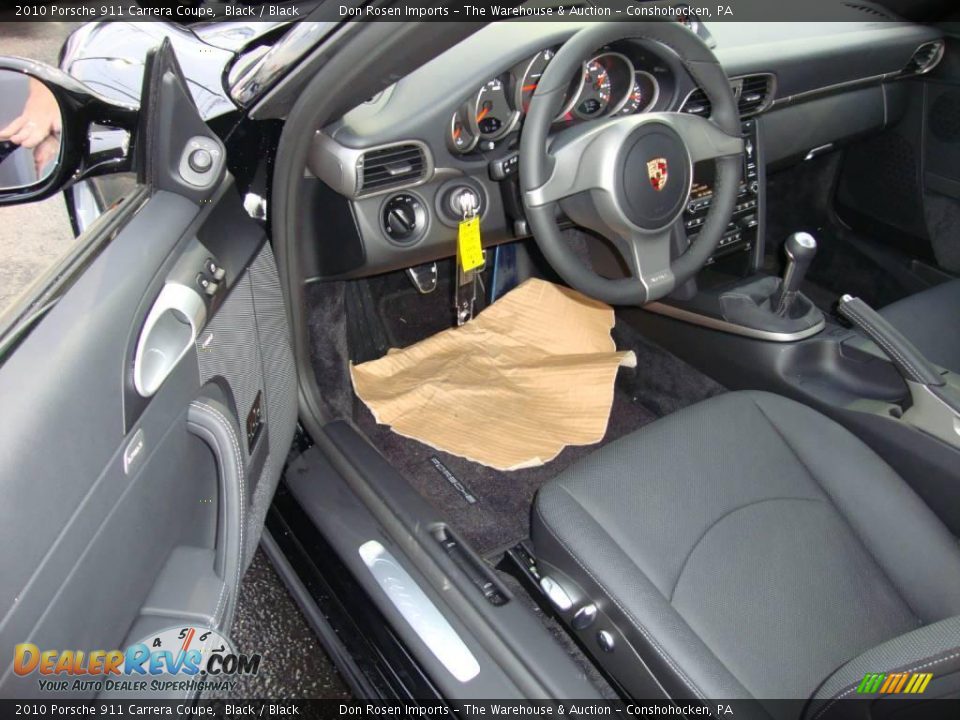 2010 Porsche 911 Carrera Coupe Black / Black Photo #12