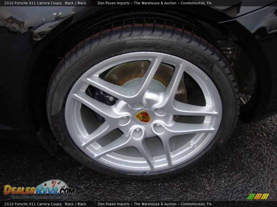 2010 Porsche 911 Carrera Coupe Black / Black Photo #25