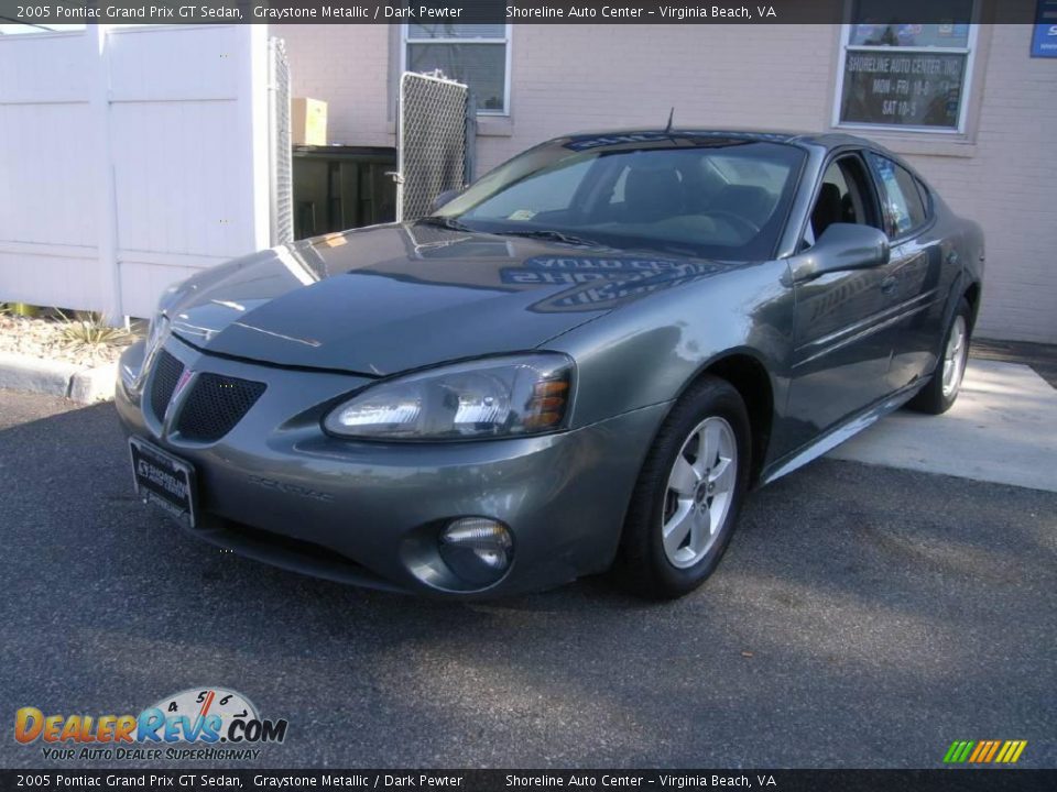 2005 Pontiac Grand Prix GT Sedan Graystone Metallic / Dark Pewter Photo #3