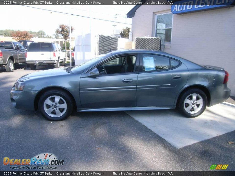 2005 Pontiac Grand Prix GT Sedan Graystone Metallic / Dark Pewter Photo #4
