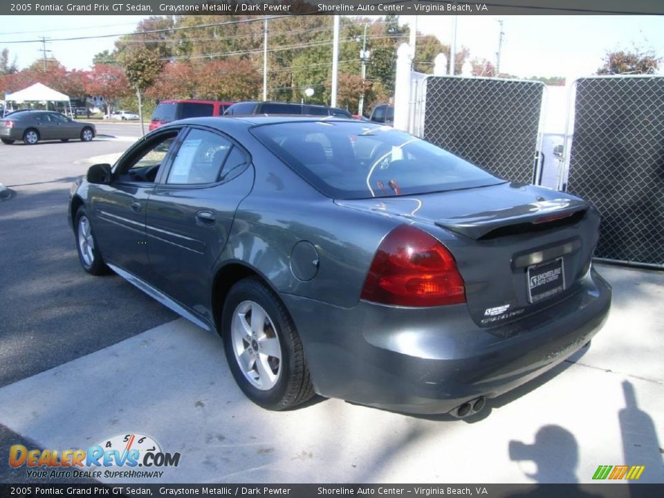2005 Pontiac Grand Prix GT Sedan Graystone Metallic / Dark Pewter Photo #5